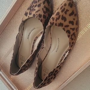 Time and true memory foam leopard flats